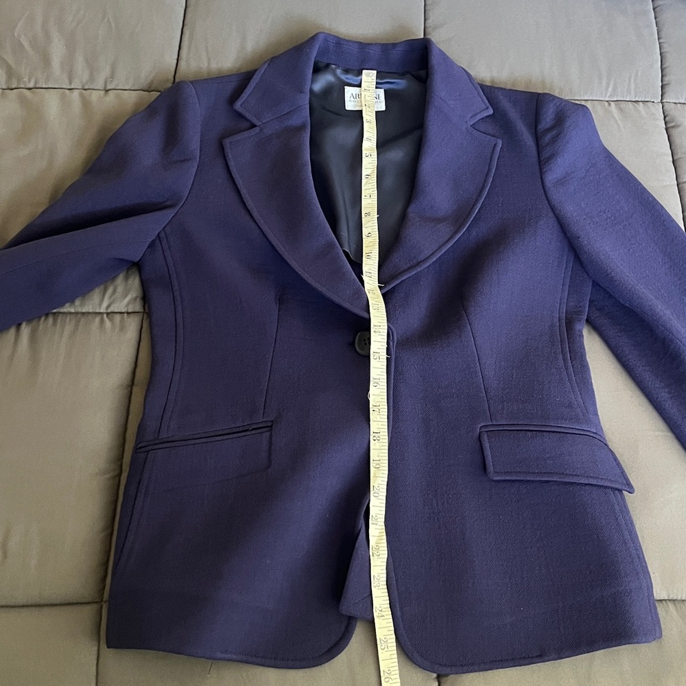Armani Collezioni Dark Purple Women's Blazer - Picture 4 of 11
